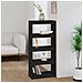 Lusso Casadino -  Libreria/divisorio Nero 60x30x135,5 Cm Legno Massello Di Pino - Foto miniatura 8