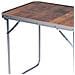 Tavolo Da Campeggio Picnic Effetto Legno Tavolino Pieghevole Esterni 70x50x60cm - Foto miniatura 3