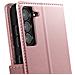 Custodia Per Samsung Galaxy S21 Con Cover Rimovibile, Rosa Champagne - Foto miniatura 4