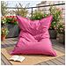 Moku Pouf Sacco Rettangolare Da Esterno Xxl 180x140cm Rosa - Foto miniatura 2
