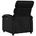 Poltrona Massaggiante Reclinabile Elettrica Nera in Similpelle - Foto miniatura 5