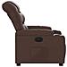 Poltrona Reclinabile Marrone in Similpelle - Foto miniatura 7