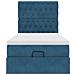 Struttura Letto Pouf con Materassi 90x200 cm in Velluto - Foto miniatura 7