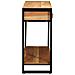 Tavolo Consolle  120x33x75 cm Legno Massello di Acacia - Foto miniatura 6