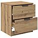 Armadio da Notte 2 pcs rovere artigianale 45 x 39 x 50 cm - Foto miniatura 5