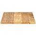 Piano per Tavolo 90x60x3,8 cm Rettangolare Legno Massello Mango - Foto miniatura 4