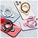 Supporto Da Dito Ring Holder Stand Magsafe Anello Adesivo Gold Per Smartphone - Foto miniatura 3