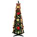 Albero di Natale artificiale con 50 LED Verde 120 cm PVC - Foto miniatura 3