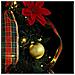 Albero di Natale artificiale con 50 LED Verde 120 cm PVC - Foto miniatura 7