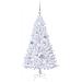 Albero di Natale artificiale Bianco 120 cm PVC e Acciaio - Foto miniatura 3