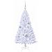 Albero di Natale artificiale Bianco 120 cm PVC e Acciaio - Foto miniatura 4