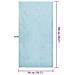Asciugamani Sportivi 2 pcs Blu 100 x 50 cm - Foto miniatura 8