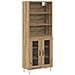 Credenza Rovere artigianale 69,5 x 34 x 180 cm - Foto miniatura 1