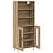 Credenza Rovere artigianale 69,5 x 34 x 180 cm - Foto miniatura 7