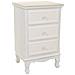 Comodino In Legno Bianco 41x33,5x68 - Foto miniatura 1