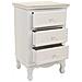Comodino In Legno Bianco 41x33,5x68 - Foto miniatura 3