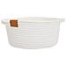 Cestino In Cotone Bianco D37x15 - Foto miniatura 3