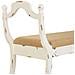 Sgabello Imbottita In Legno Bianco 139x45,5x78h - Foto miniatura 6