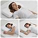 Cuscino da Letto Bianco 70 x 36 x 13 cm Schiuma Memory - Foto miniatura 2