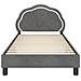 Struttura letto bambini con testata Grigio Scuro 90 x 200 cm - Foto miniatura 5