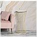 Tavolino Consolle Lines 6 Glam In Ferro E Specchio Oro 40x35x80 Cm - Foto miniatura 6