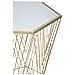 Tavolino Vkh600-oro-metallo-40x35x80 Cm - Foto miniatura 3