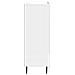Credenza Bianco Lucido 66 x 34,5 x 97 cm Legno ingegnerizzato - Foto miniatura 4