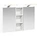 Set di Armadi da Bagno con lo scaffale 3 pcs 80 x 10,5 x 50 cm - Foto miniatura 1