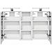 Set di Armadi da Bagno con lo scaffale 3 pcs 80 x 10,5 x 50 cm - Foto miniatura 7