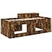 Letto alto per bambini con scrivania Rovere Fumo 75 x 190 cm - Foto miniatura 5