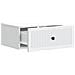Armadio da Notte Bianco 49 x 34,5 x 20 cm Legno ingegnerizzato - Foto miniatura 3