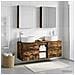 Set di mobili per il bagno 5 pcs Rovere Fumo - Foto miniatura 4