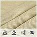 Telo Ombra Beige 2 x 6 m HDPE - Foto miniatura 4