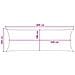 Telo Ombra Beige 2 x 6 m HDPE - Foto miniatura 8