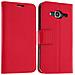 Custodia Portafoglio Stand Case Per Samsung Galaxy Core Prime E Core 2 - Rossa - Foto miniatura 1