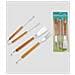 Set Barbecue Cm40 3pz. acc. inox-3430 - Foto miniatura 1