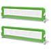 Sponde Letto Per La Sicurezza Dei Bambini 2 Pz Verde 150x42 Cm - Foto miniatura 2