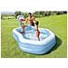 57183 Piscina Gonfiabile Family Basket Colore Bianco / Blu - Foto miniatura 2
