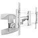 Supporto A Parete Bianco Per Monitor Tv 37-70"" Completamente Mobile, Estensibile, Orientabile, Orientabile, Inclinabile, Ruotabile, Ultrapiatto, Topline-464-w - Foto miniatura 1