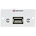 Konnect 50 Alu - Modulares Faceplate-snap-in - Usb 2.0 Type A - Foto miniatura 1