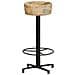 Sgabelli Da Bar 2 Pz 76 Cm In Legno Massello Di Mango - Foto miniatura 8