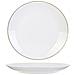 Piatto Pearl Gold 27 Cm Bianco - Foto miniatura 1