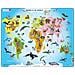 Puzzle Maxi Wereld Junior Cartone 28 Pezzi - Foto miniatura 1