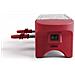 Doc156rc - Macchina Per Raclette 2 Persone - 350w - Vassoio In Granito Estraibile - Piedini Antiscivolo - Rosso Peperoncino - Foto miniatura 5
