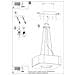 Lampadario Urano 80 Bianco Sl. 0827 - Minimalista Lampadari Bianco 112x80x80 Cm - Foto miniatura 4