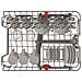 Lavastoviglie HI9E2B19 Capacità 11.5 Coperti Classe F Colore Nero - Foto miniatura 9