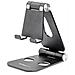 Supporto universale regolabile per smartphone e tablet - Ripiegabile - Nero - Foto miniatura 1