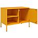 Mobile Tv Giallo Senape 68x39x50,5 Cm In Acciaio - Foto miniatura 10