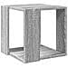 Tavolino Da Salotto Grigio Sonoma 32x32x30cm Legno Multistrato - Foto miniatura 2