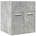 Mobile Lavabo Bagno Grigio Cemento 41x38,5x46 Cm In Truciolato - Foto miniatura 2